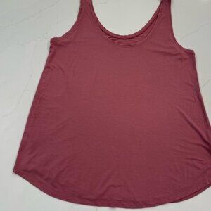 Dusty Rose Swing Tank Top